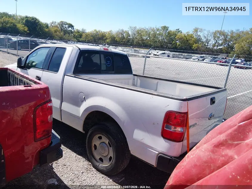 2006 FORD F-150 VIN 1FTRX12W96NA34945 — фото 3