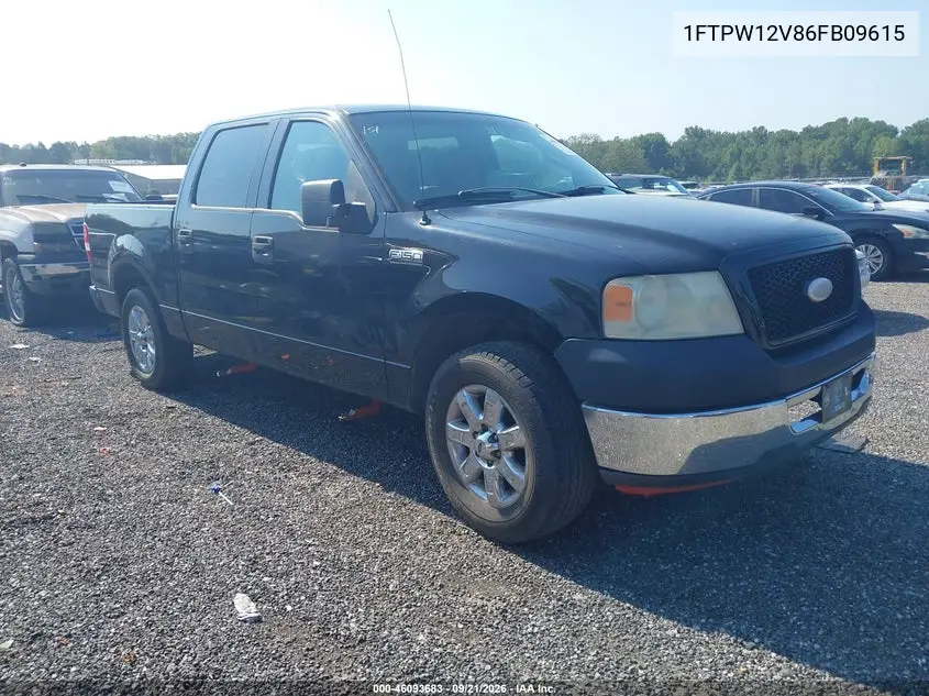 FORD F-150 2006, VIN 1FTPW12V86FB09615