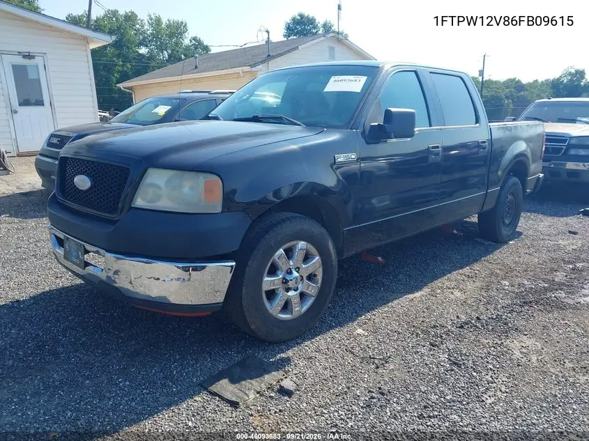 2006 FORD F-150 VIN 1FTPW12V86FB09615 — фото 2