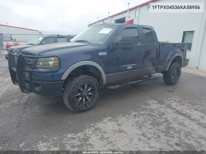 2006 FORD F-150 VIN 1FTPX04536KA58956 — фото 2