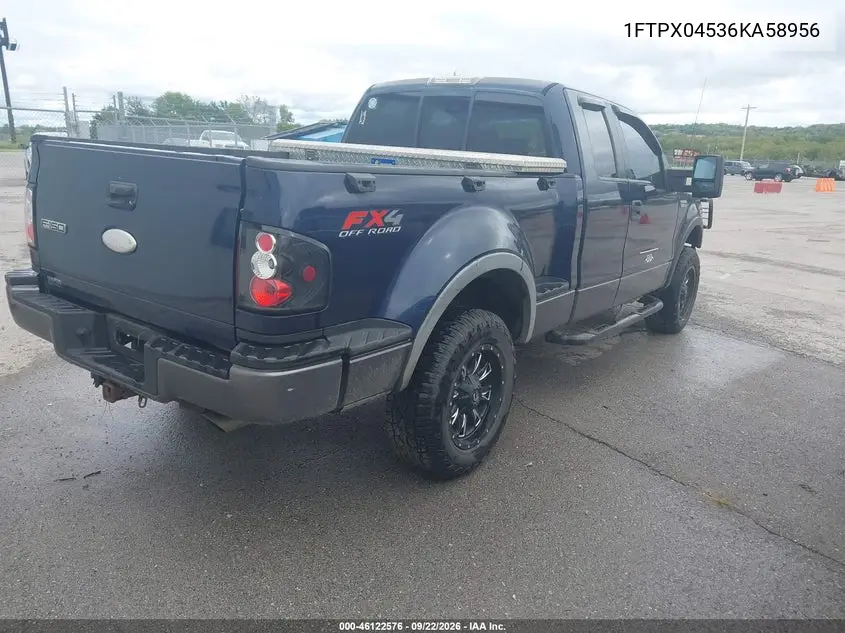 2006 FORD F-150 VIN 1FTPX04536KA58956 — фото 4