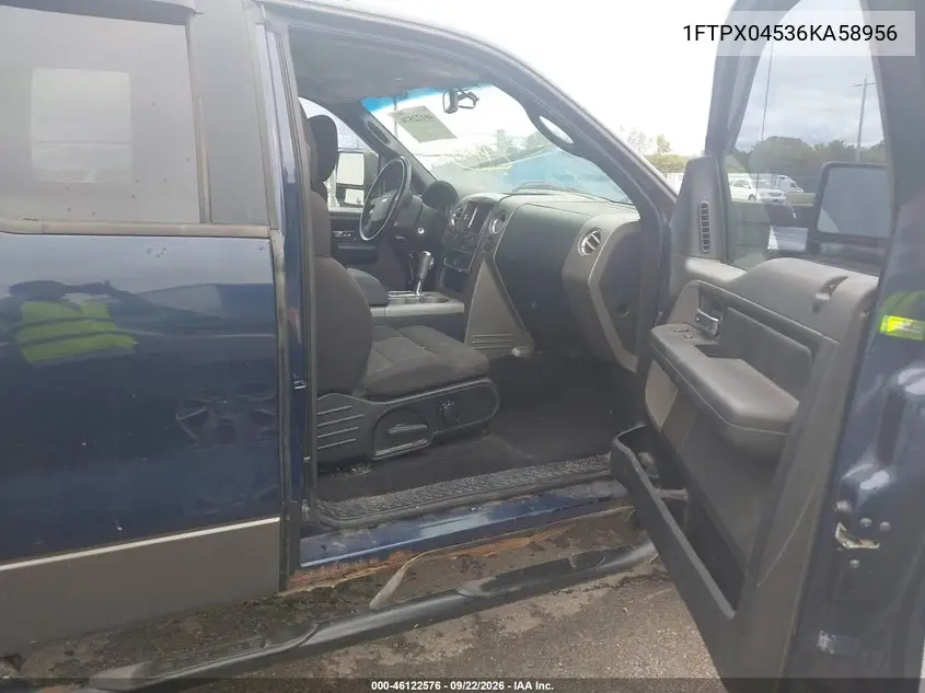 2006 FORD F-150 VIN 1FTPX04536KA58956 — фото 5