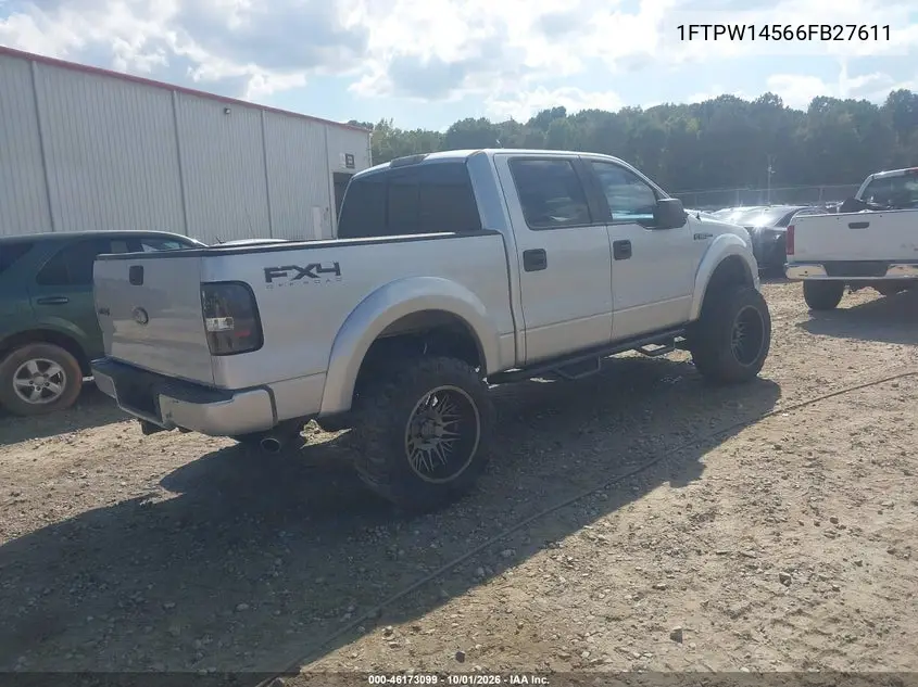 2006 FORD F-150 VIN 1FTPW14566FB27611 — фото 4