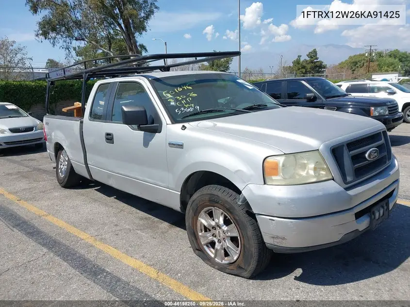 FORD F-150 2006, VIN 1FTRX12W26KA91425