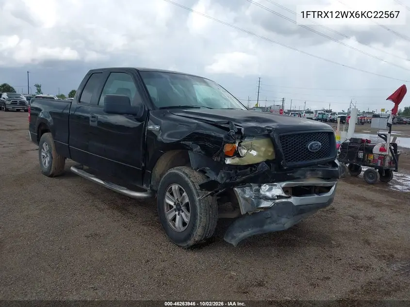 FORD F-150 2006, VIN 1FTRX12WX6KC22567
