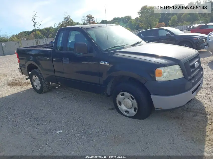 FORD F-150 2006, VIN 1FTRF12206NA55148
