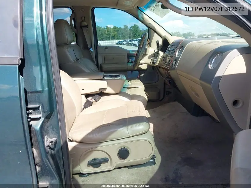 2007 FORD F-150 VIN 1FTPW12V07FB12672 — фото 5