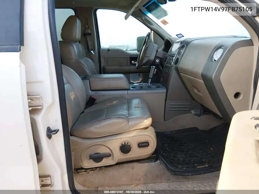 2007 FORD F-150 VIN 1FTPW14V97FB75105 — фото 5