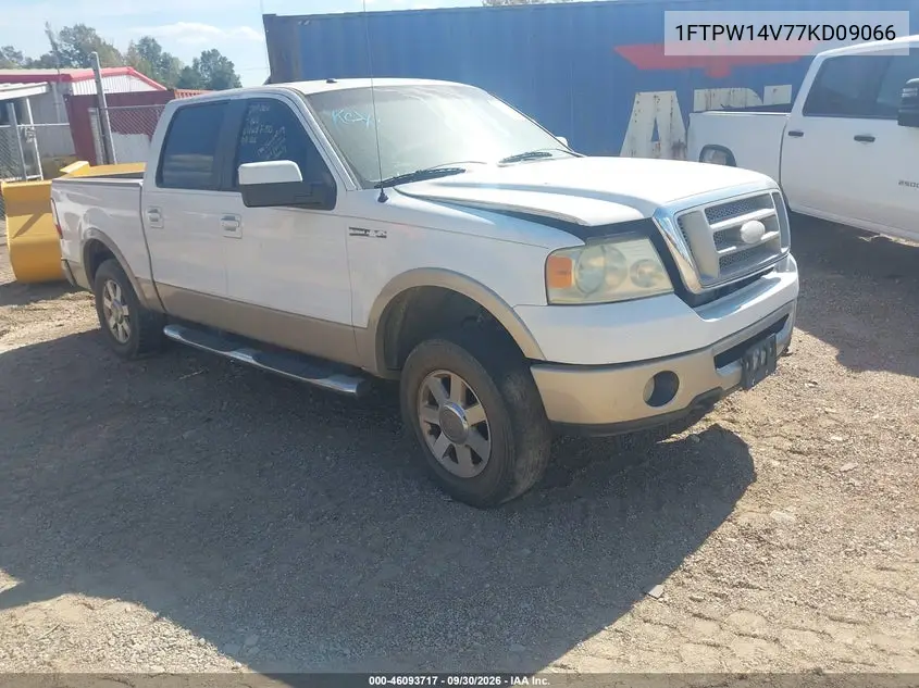 FORD F-150 2007, VIN 1FTPW14V77KD09066