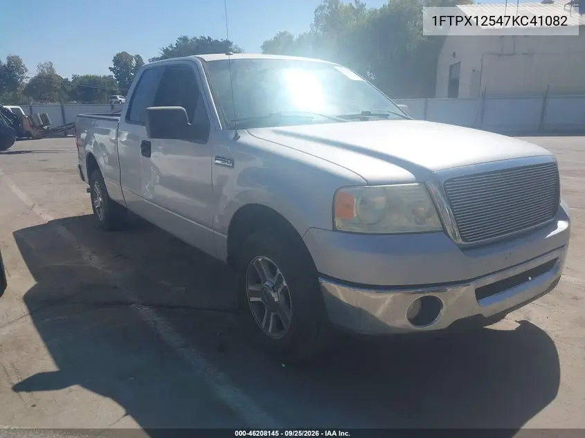 FORD F-150 2007, VIN 1FTPX12547KC41082