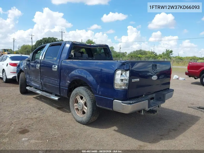 2007 FORD F-150 VIN 1FTRW12W37KD66093 — фото 3