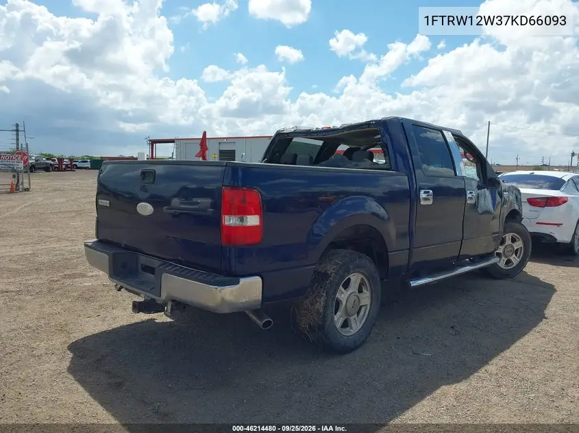 2007 FORD F-150 VIN 1FTRW12W37KD66093 — фото 4