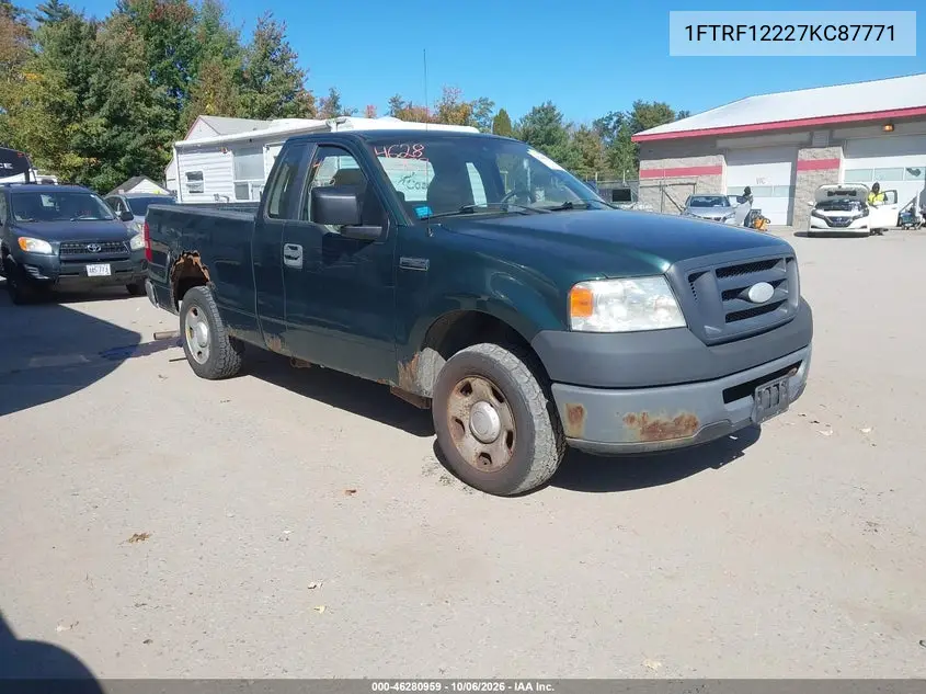 FORD F-150 2007, VIN 1FTRF12227KC87771