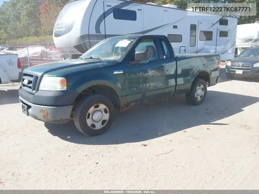 2007 FORD F-150 VIN 1FTRF12227KC87771 — фото 2