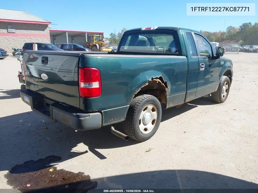 2007 FORD F-150 VIN 1FTRF12227KC87771 — фото 4