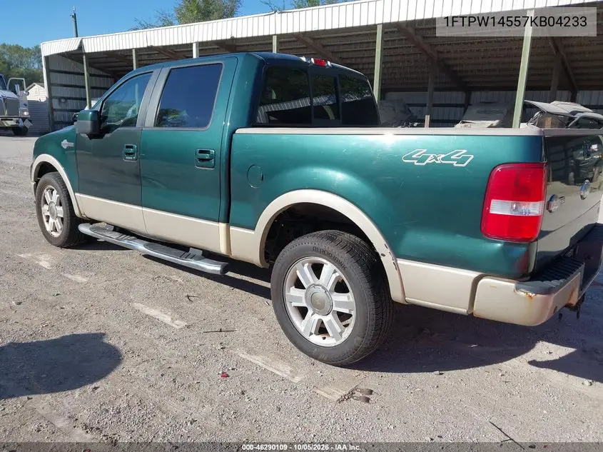 2007 FORD F-150 VIN 1FTPW14557KB04233 — фото 3