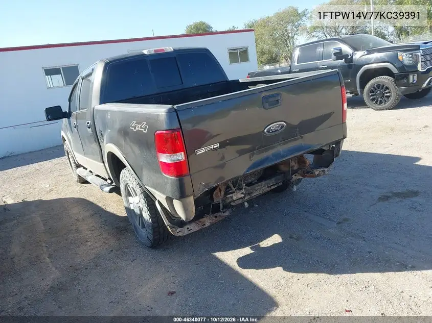 2007 FORD F-150 VIN 1FTPW14V77KC39391 — фото 3