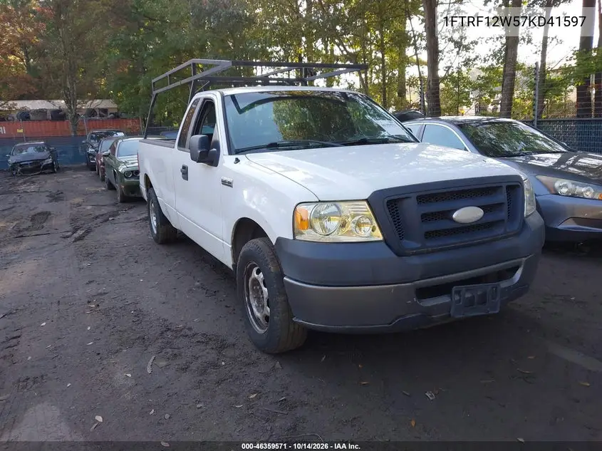 FORD F-150 2007, VIN 1FTRF12W57KD41597