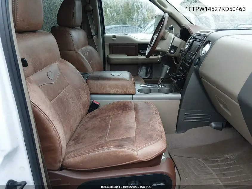 2007 FORD F-150 VIN 1FTPW14527KD50463 — фото 5