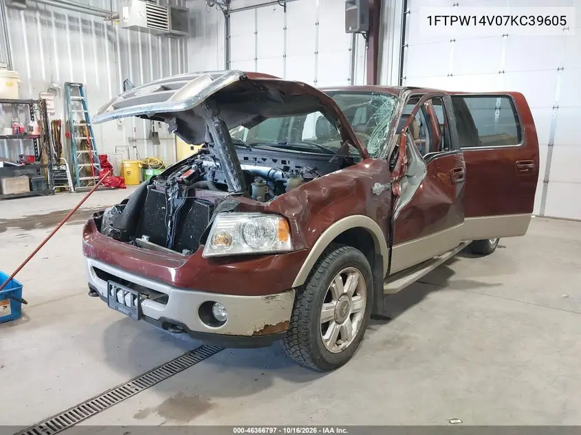 2007 FORD F-150 VIN 1FTPW14V07KC39605 — фото 2