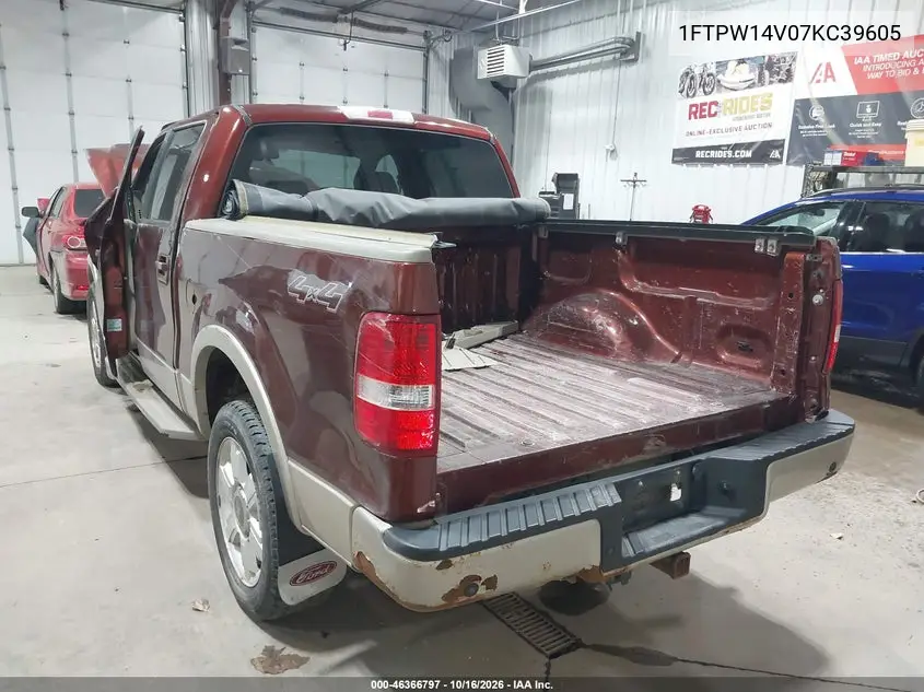 2007 FORD F-150 VIN 1FTPW14V07KC39605 — фото 3