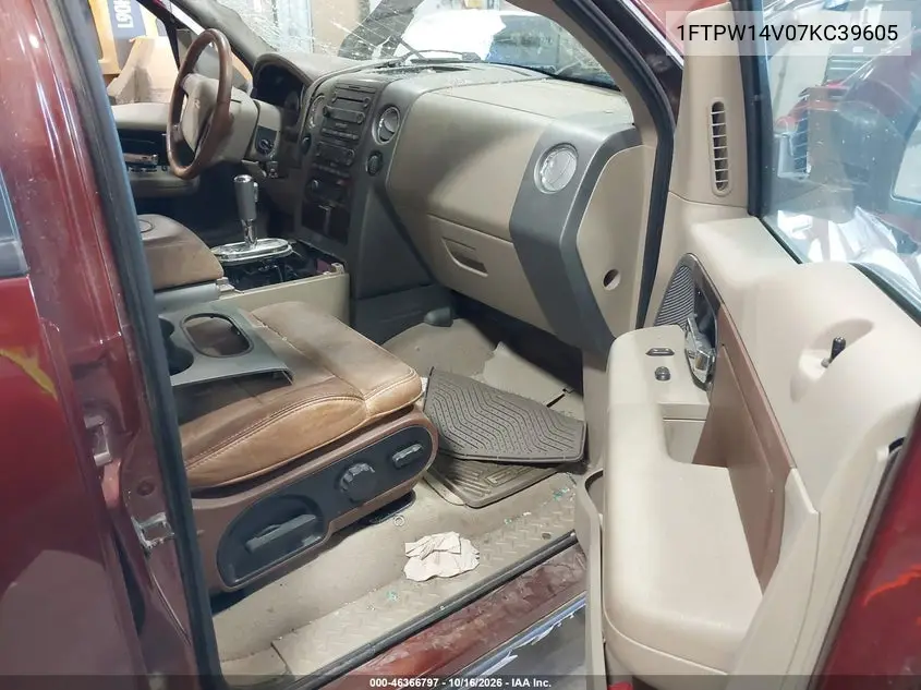 2007 FORD F-150 VIN 1FTPW14V07KC39605 — фото 5