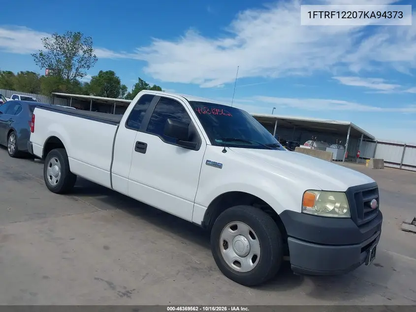 FORD F-150 2007, VIN 1FTRF12207KA94373