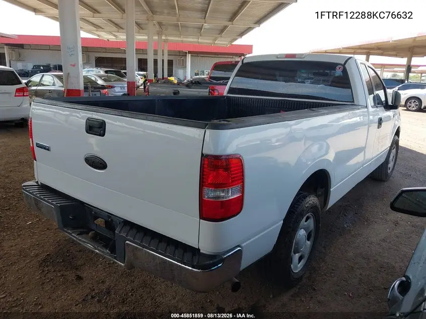 2008 FORD F-150 VIN 1FTRF12288KC76632 — фото 4