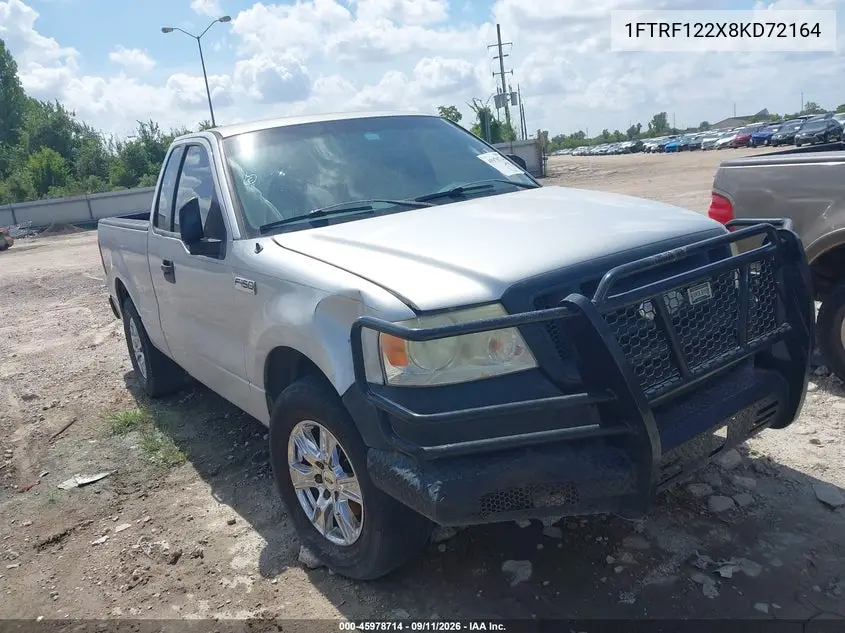 FORD F-150 2008, VIN 1FTRF122X8KD72164