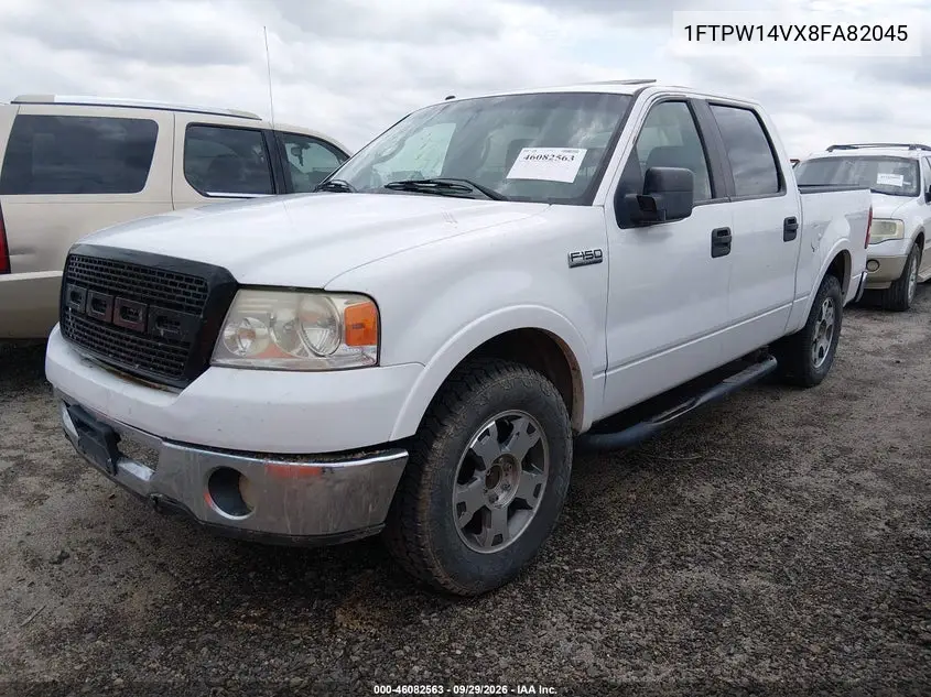 2008 FORD F-150 VIN 1FTPW14VX8FA82045 — фото 2
