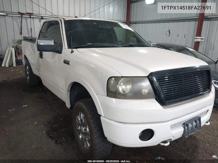 FORD F-150 2008, VIN 1FTPX14518FA27691