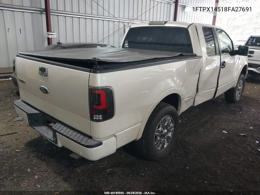 2008 FORD F-150 VIN 1FTPX14518FA27691 — фото 4