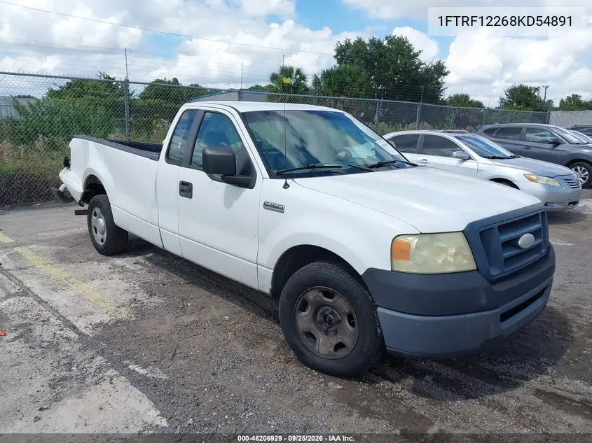 FORD F-150 2008, VIN 1FTRF12268KD54891