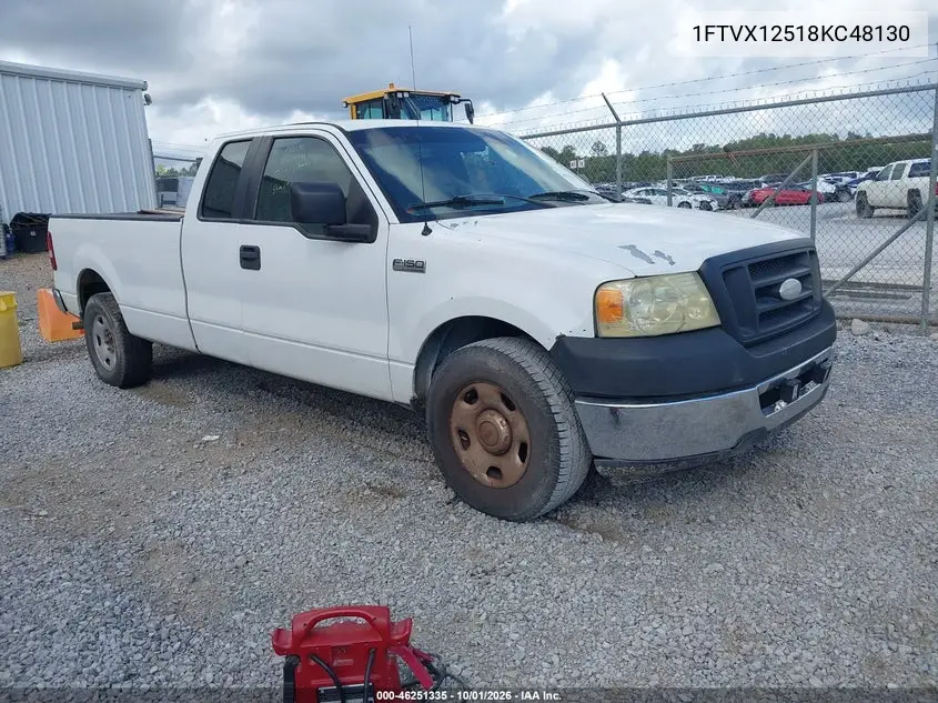 FORD F-150 2008, VIN 1FTVX12518KC48130