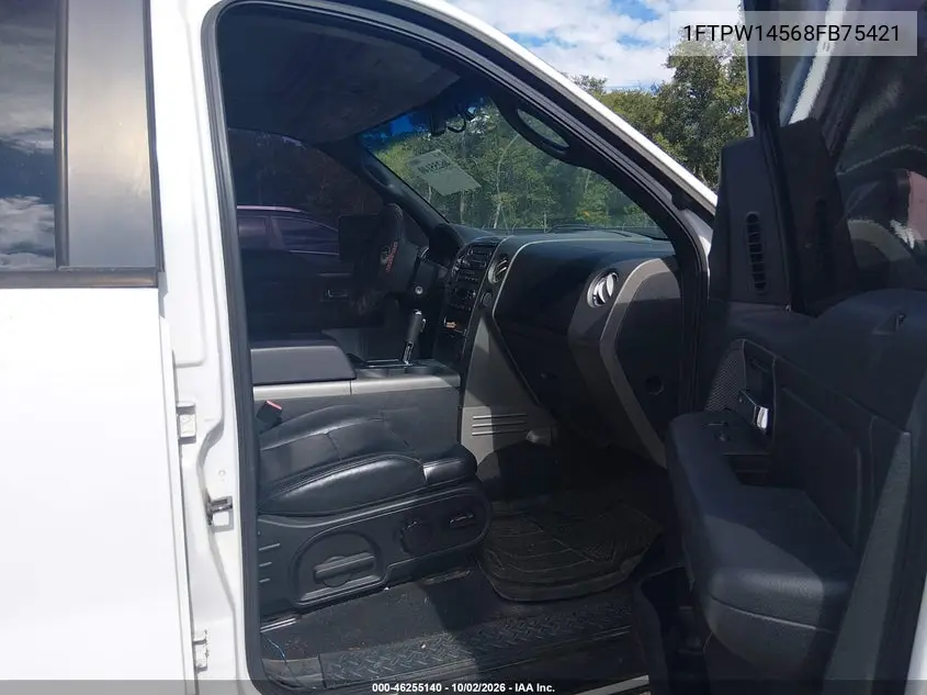2008 FORD F-150 VIN 1FTPW14568FB75421 — фото 5