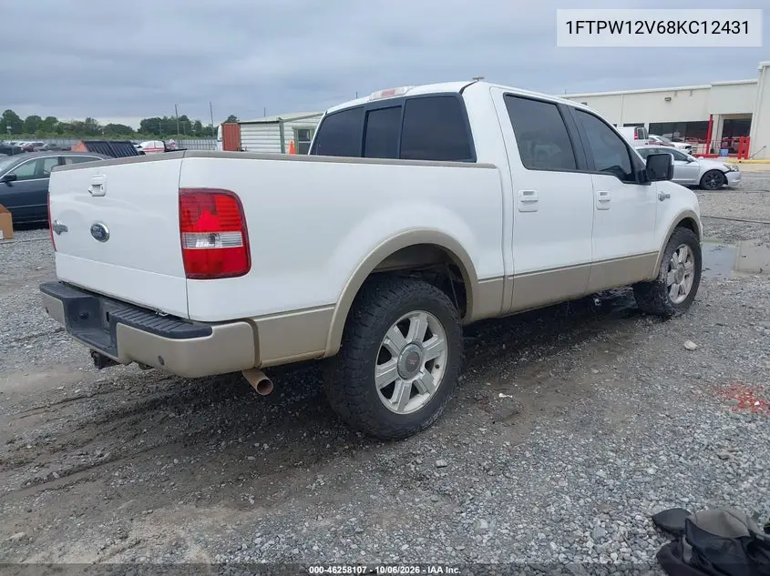 2008 FORD F-150 VIN 1FTPW12V68KC12431 — фото 4