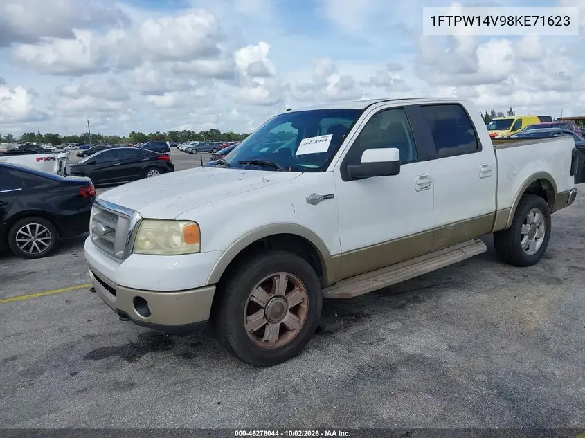 2008 FORD F-150 VIN 1FTPW14V98KE71623 — фото 2