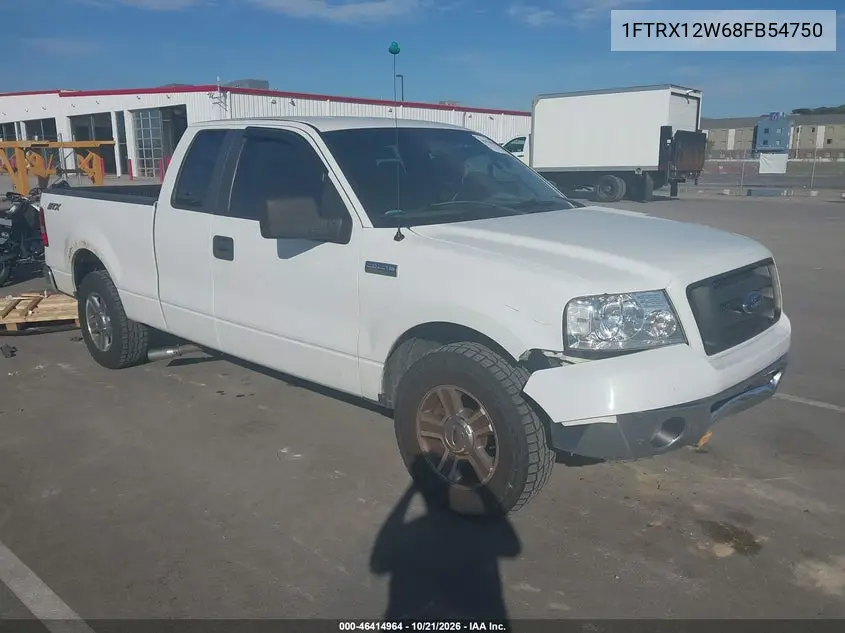 FORD F-150 2008, VIN 1FTRX12W68FB54750