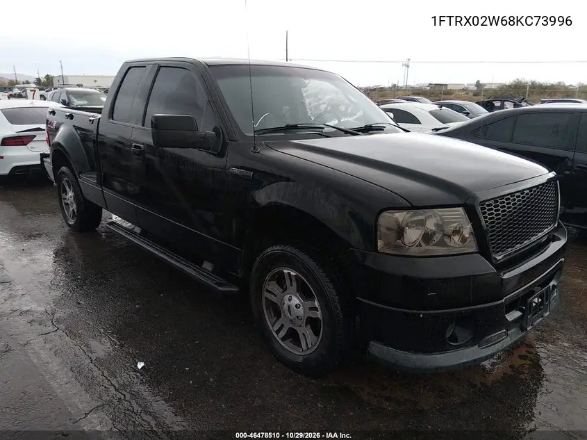 FORD F-150 2008, VIN 1FTRX02W68KC73996