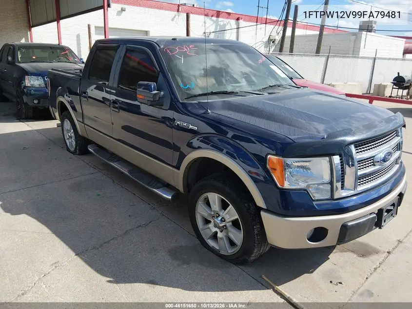 FORD F-150 2009, VIN 1FTPW12V99FA79481