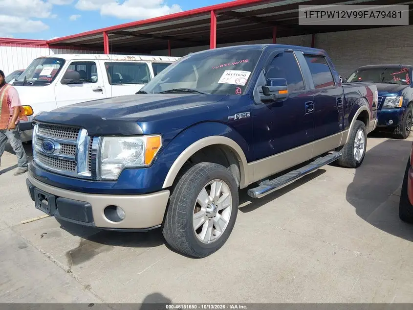 2009 FORD F-150 VIN 1FTPW12V99FA79481 — фото 2
