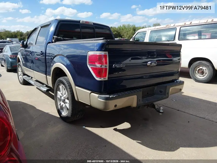 2009 FORD F-150 VIN 1FTPW12V99FA79481 — фото 3
