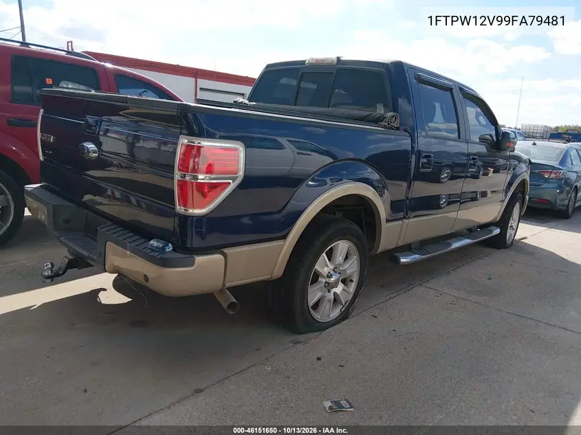 2009 FORD F-150 VIN 1FTPW12V99FA79481 — фото 4
