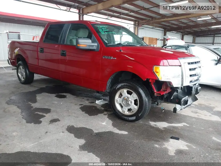 FORD F-150 2009, VIN 1FTPW12V69FA92012