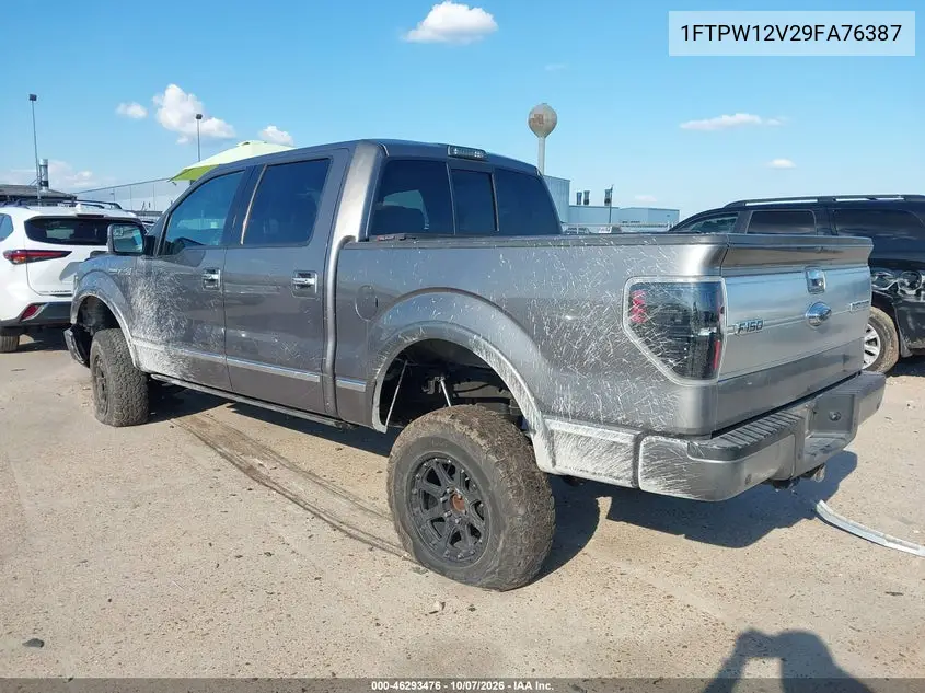 2009 FORD F-150 VIN 1FTPW12V29FA76387 — фото 3