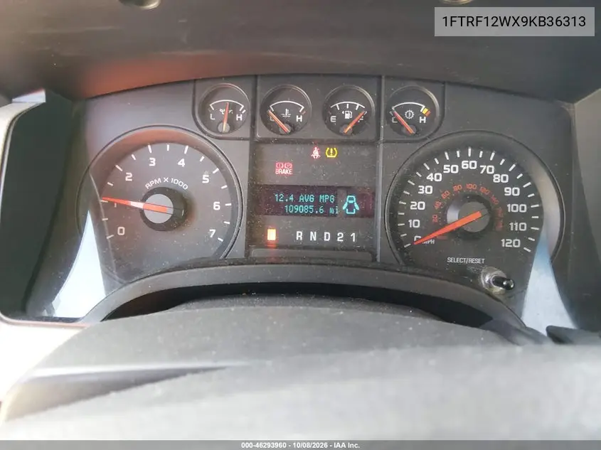 2009 FORD F-150 VIN 1FTRF12WX9KB36313 — фото 6