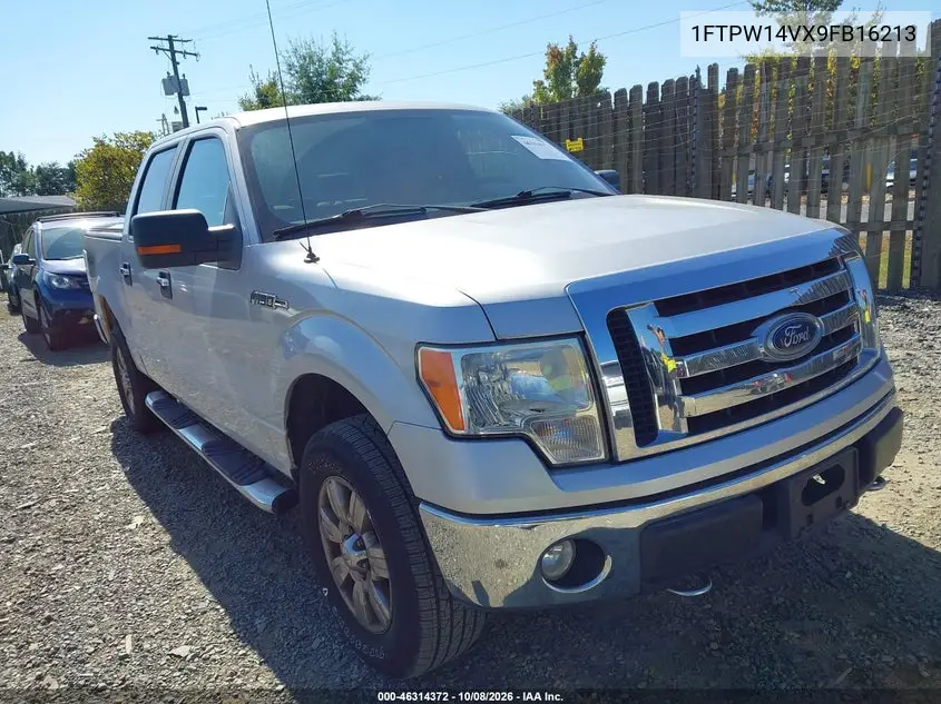 FORD F-150 2009, VIN 1FTPW14VX9FB16213