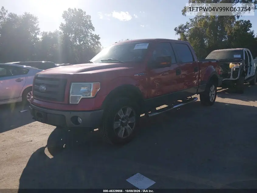 2009 FORD F-150 VIN 1FTPW04V99KC63754 — фото 2
