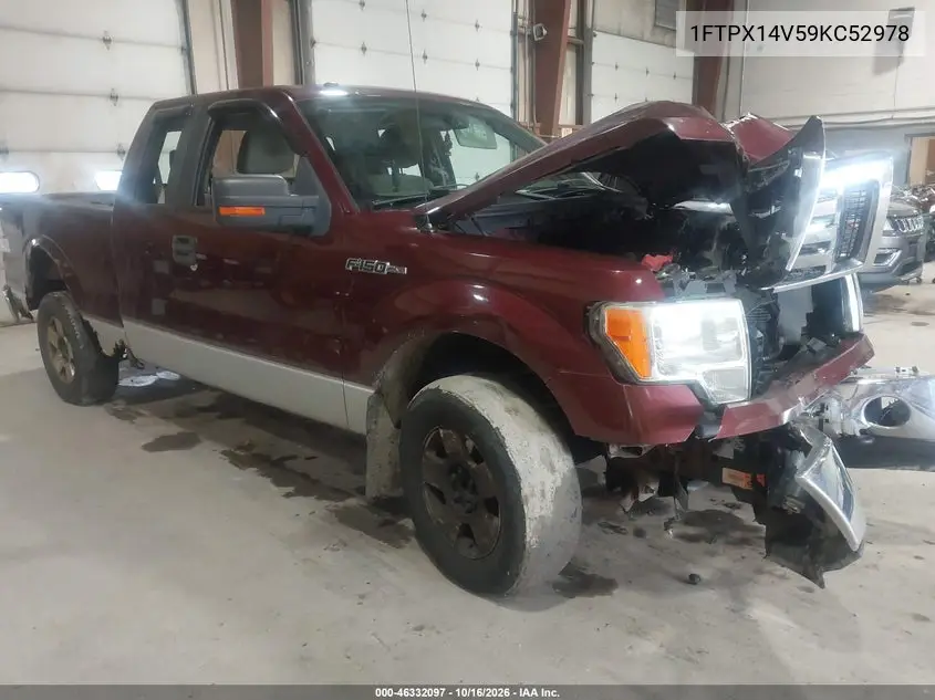 FORD F-150 2009, VIN 1FTPX14V59KC52978