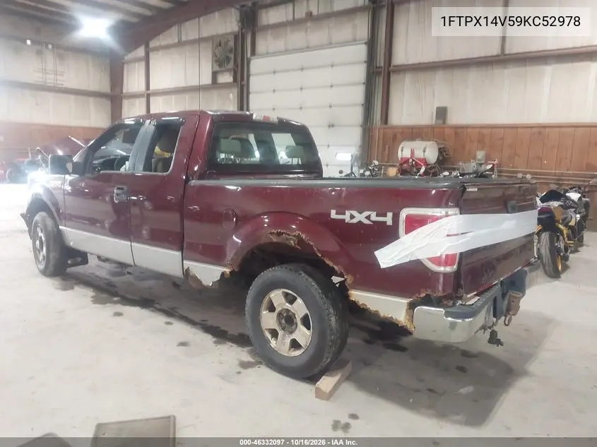 2009 FORD F-150 VIN 1FTPX14V59KC52978 — фото 3
